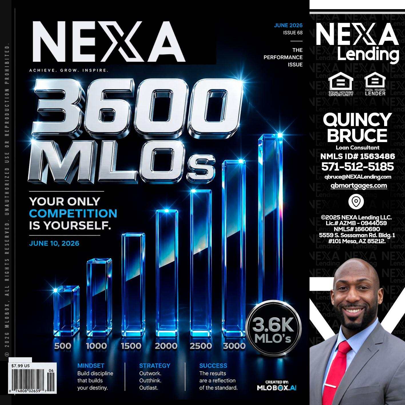 3600 MLOs - Quincy Bruce -Loan Consultant