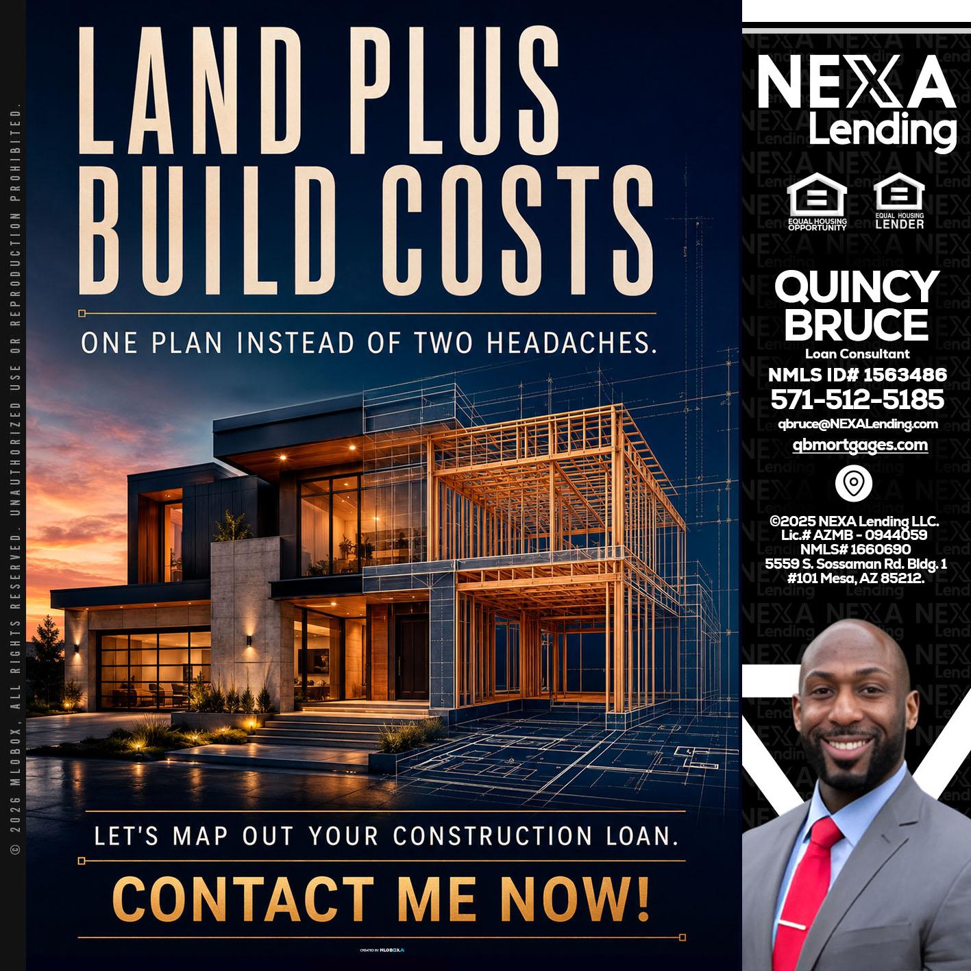 LAND PLUS - Quincy Bruce -Loan Consultant